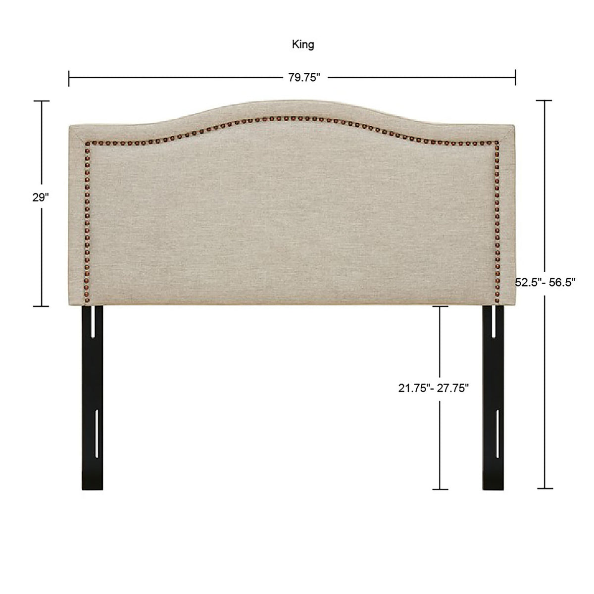 Nadine Upholstery Headboard - Natural