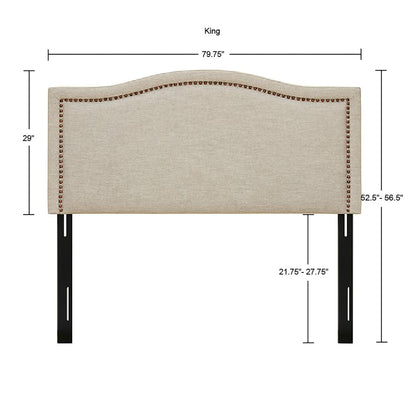 Nadine Upholstery Headboard - Natural