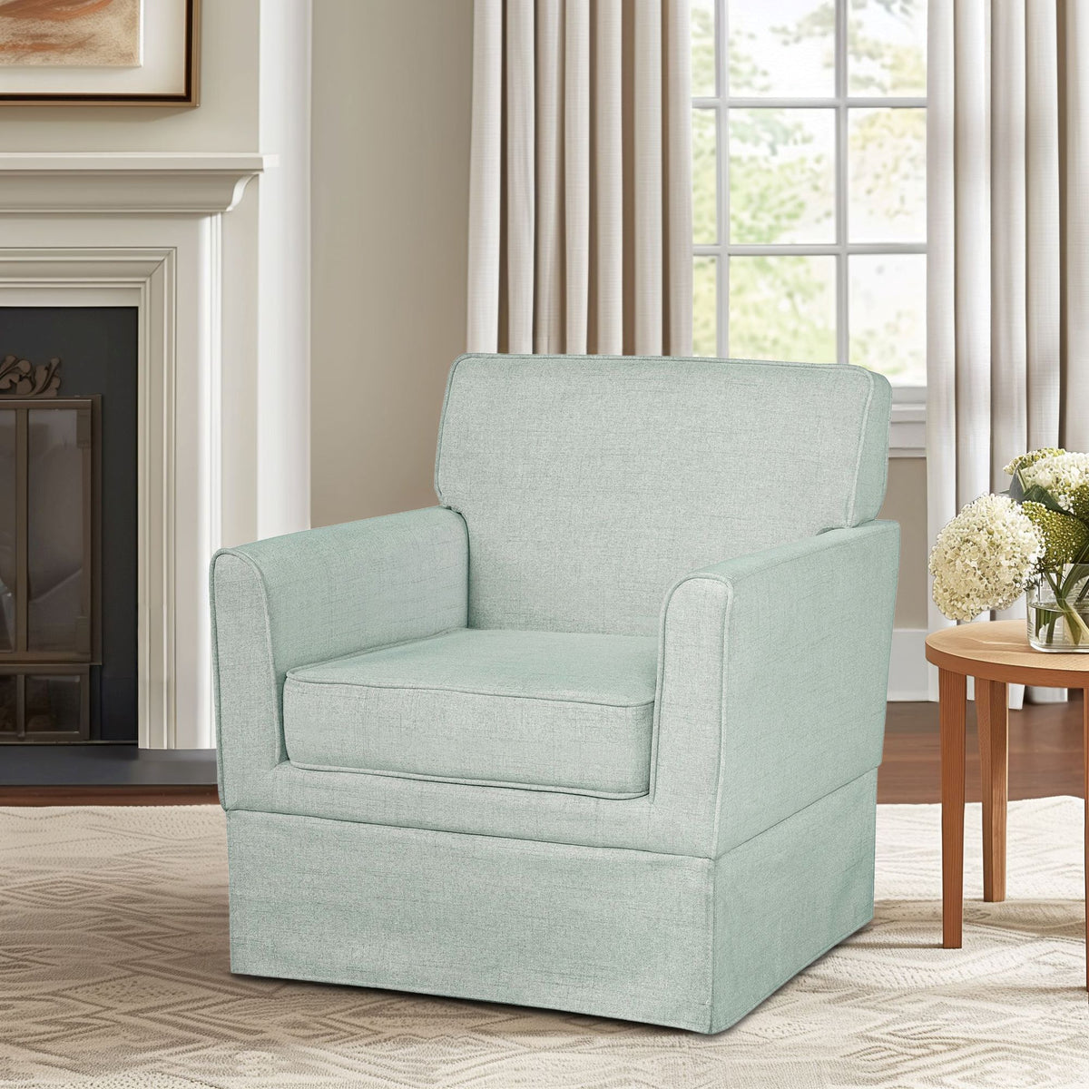 Paula Accent Armchair - Light Green