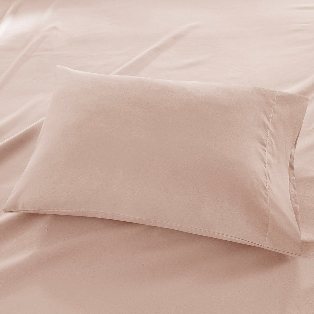 Luxurious Brushed Microfiber Deep Pocket Sheet Set - Blush