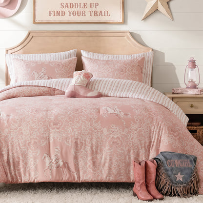 Jesse Comforter Set - Pink