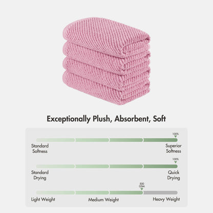 Diagonal Ribbed - Pink