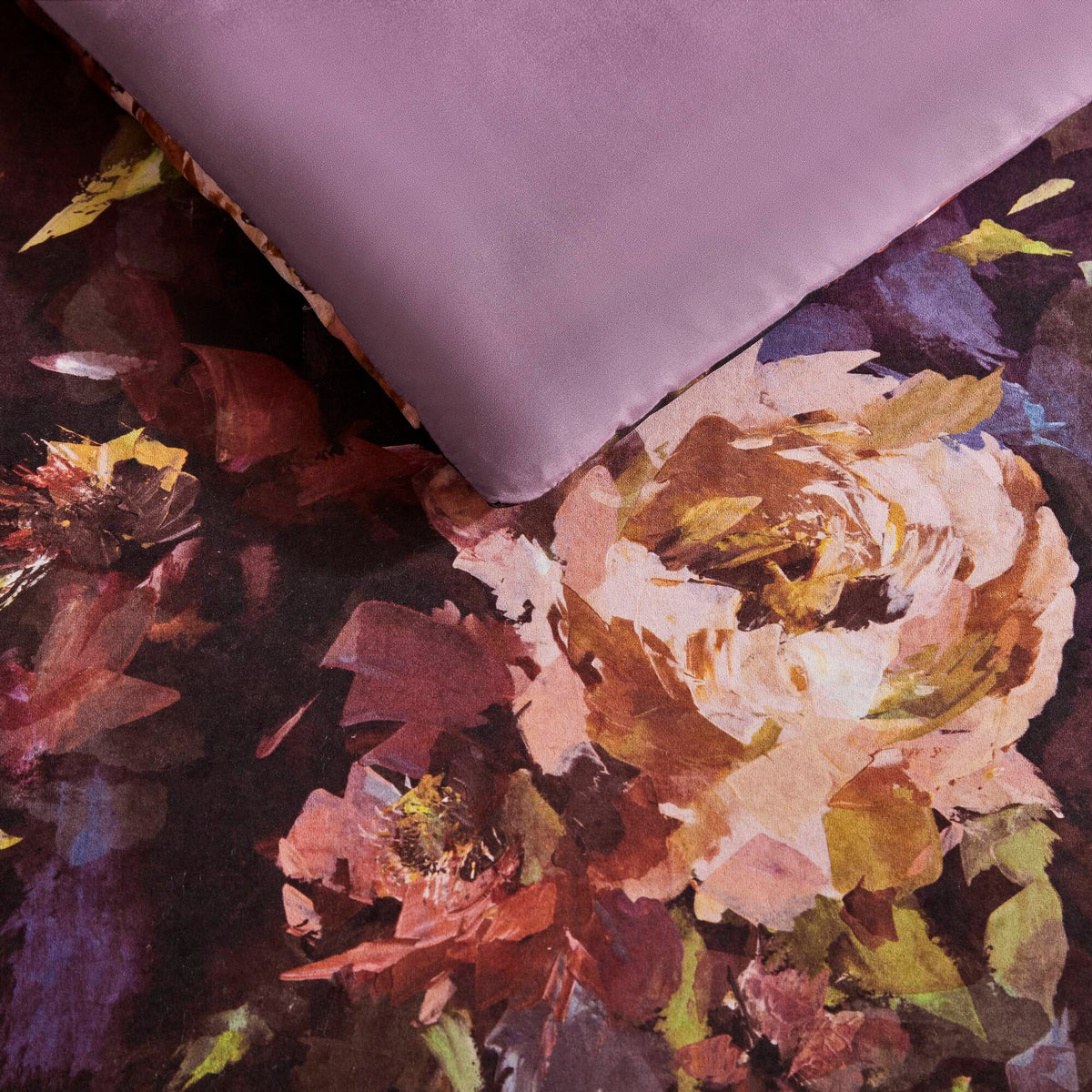 Seraphina velvet comforter set - Purple