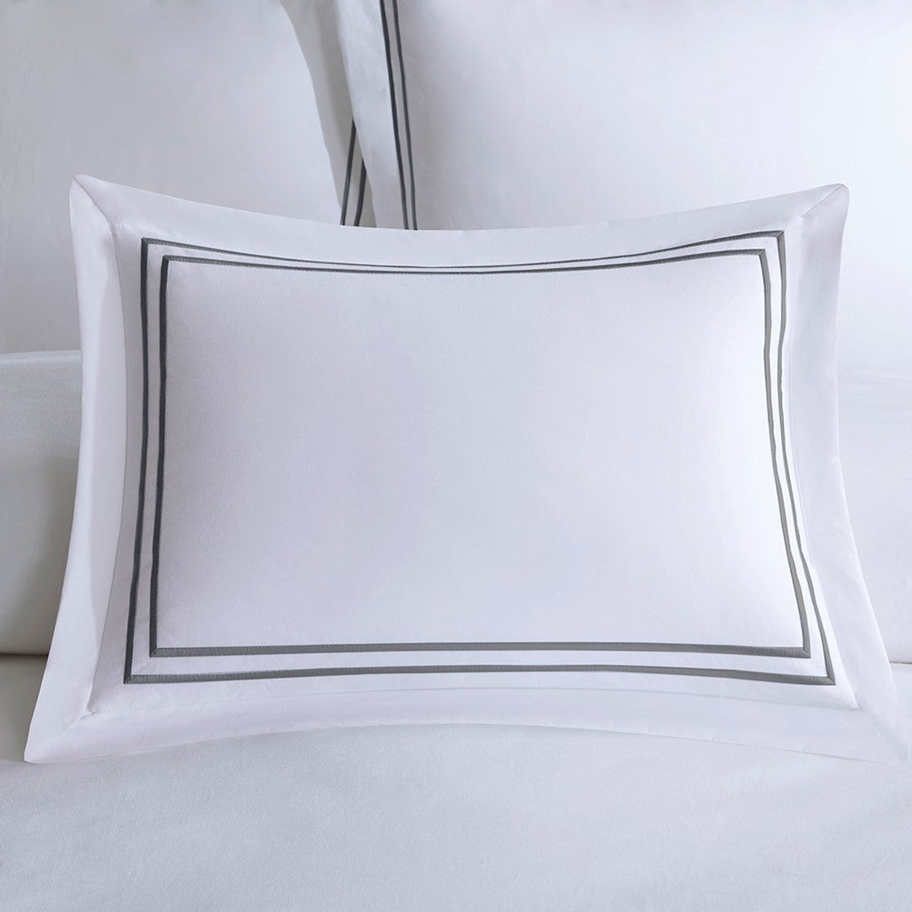 Luxury Collection 1000 TC Embroidered Cotton Sateen 5 PC Comforter Set