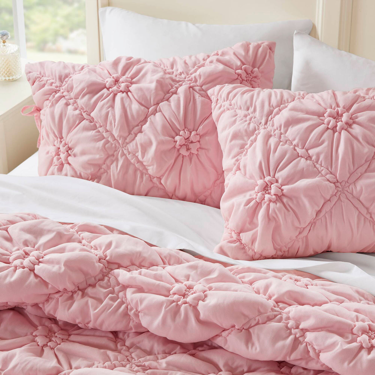 Lily Comforter Set - Pink
