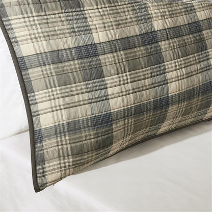 Tasha 100% Cotton Oversized Quilt Mini Set - Tan