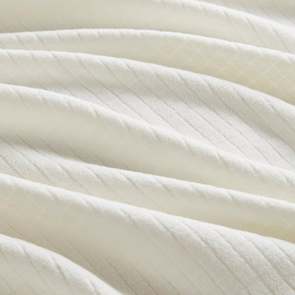 Microfleece Blanket - Ivory