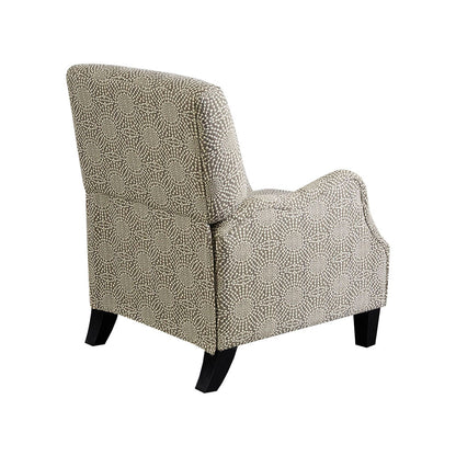 Hoffman Push Back Recliner - Beige Multi