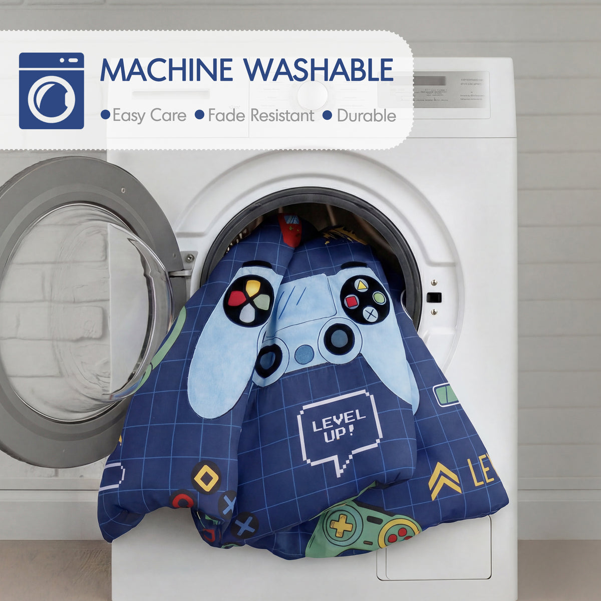 Game Comforter Set - Navy