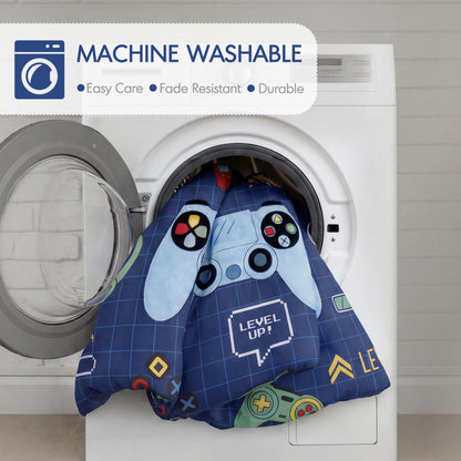 Game Comforter Set - Navy