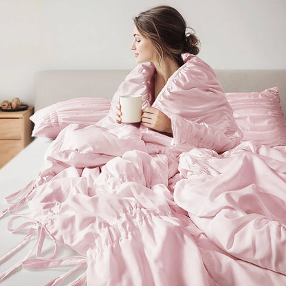 Ella Comforter Set - Pink
