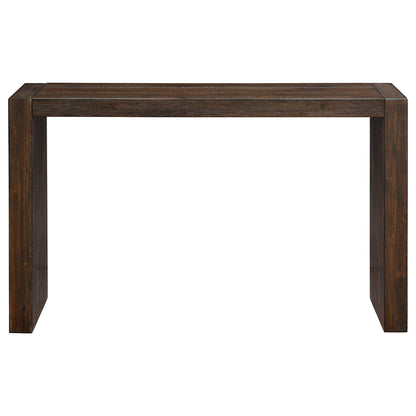 Monterey Counter-Height Wood Console Table (64"W) - Brown