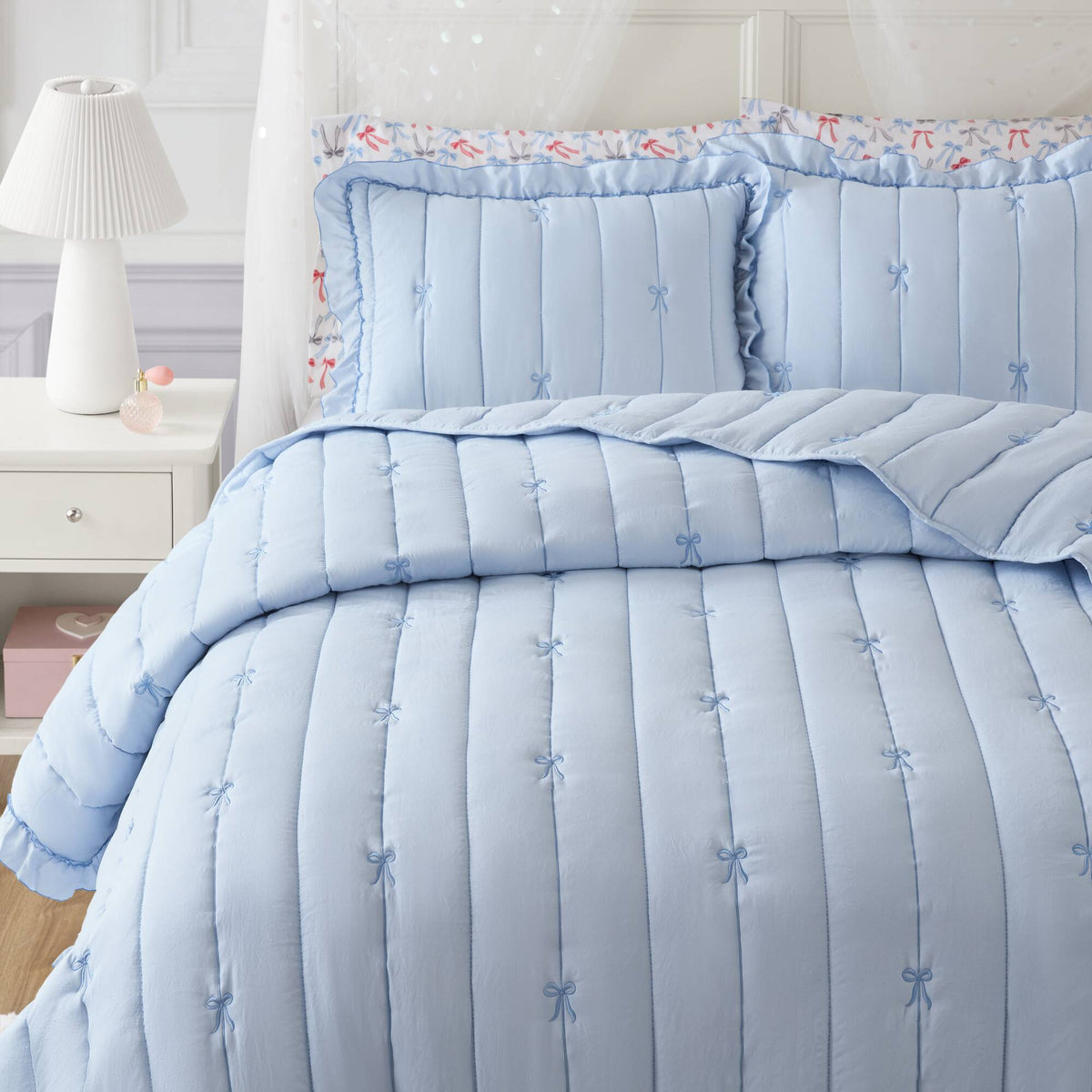 Liv Quilt Set - Blue