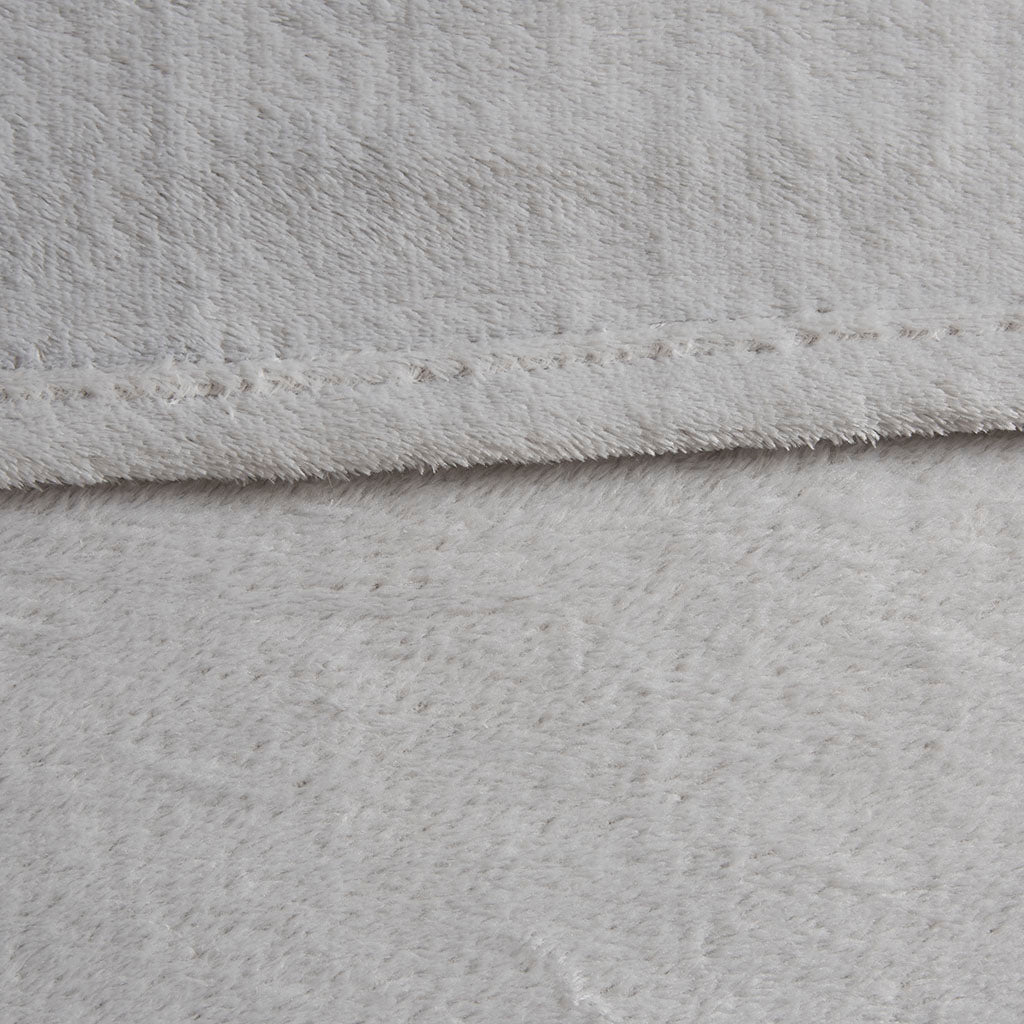 Microlight Plush Oversized Blanket - Grey