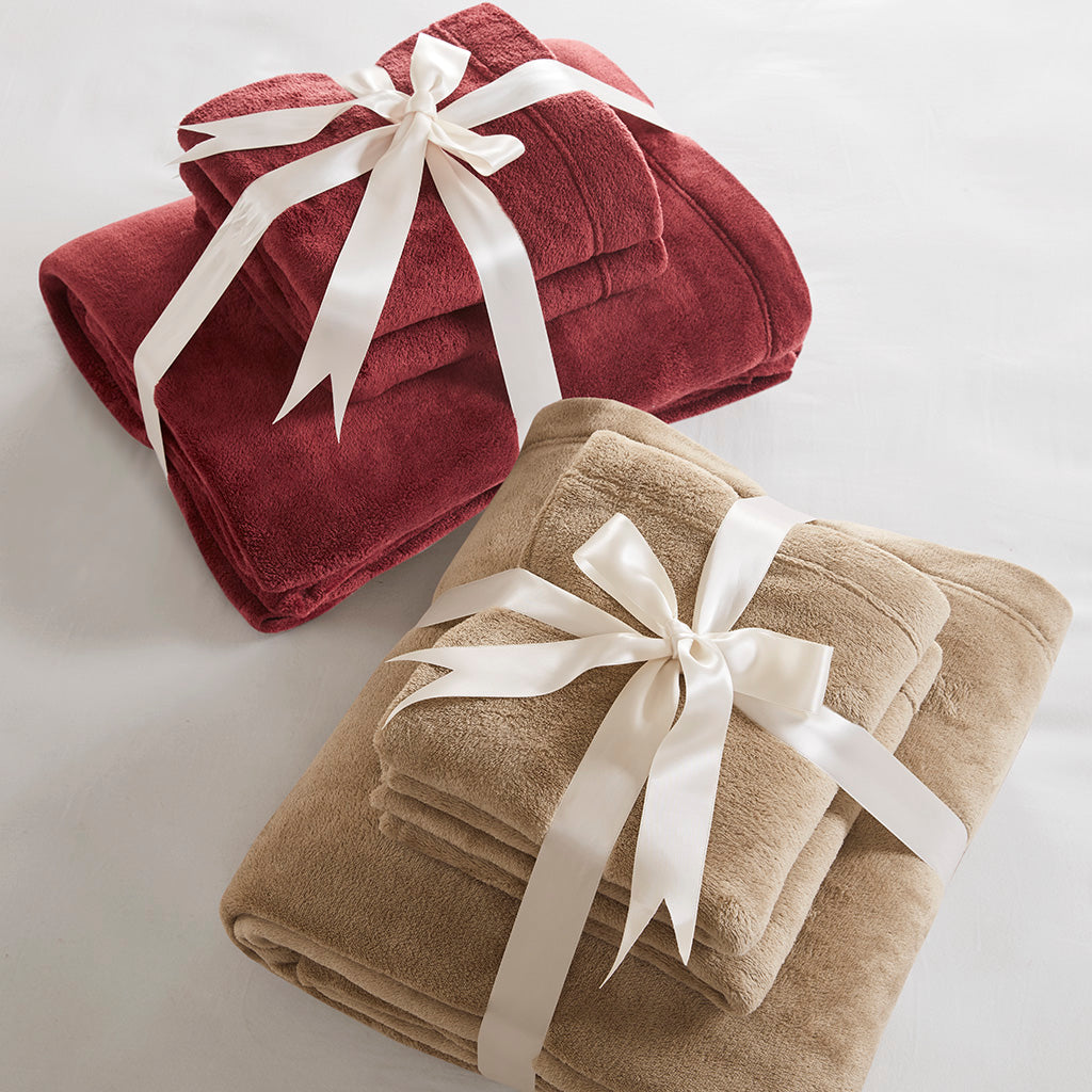 Soloft Plush Micro Plush Sheet Set - Taupe
