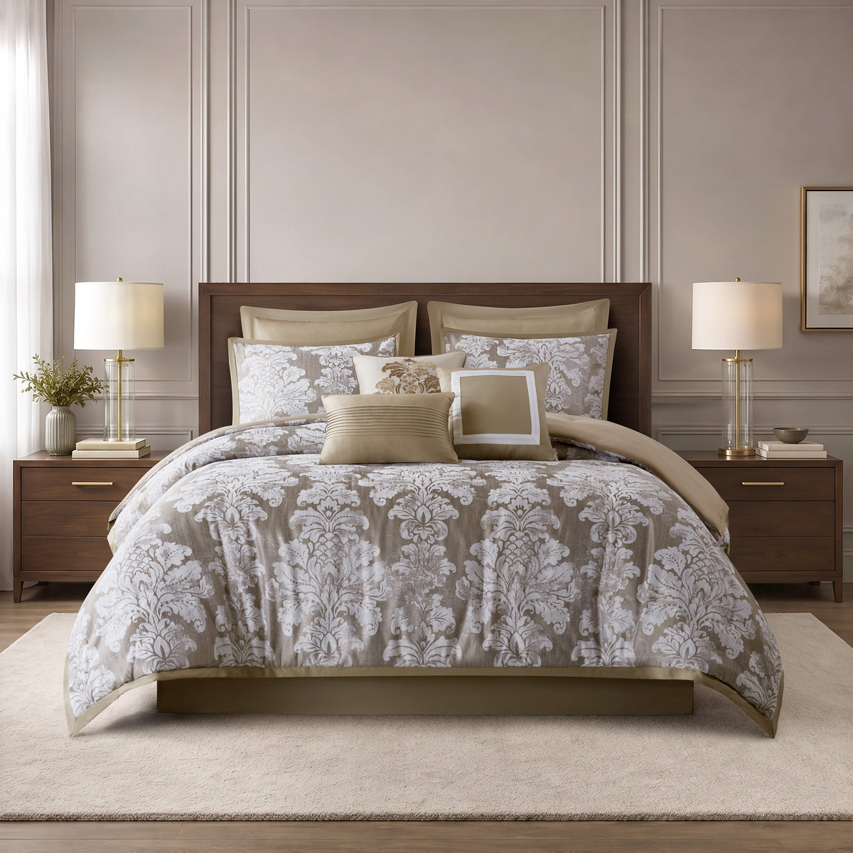 Tristan Bedding Collection - Tan