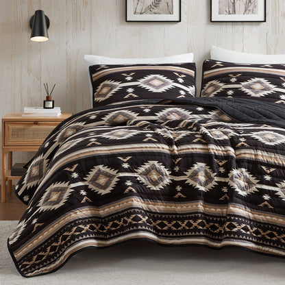 Taos Bedding Collection - Black
