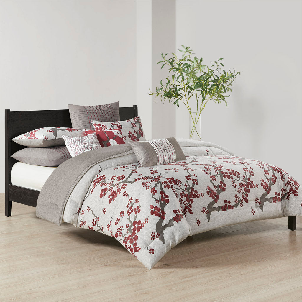 Cherry Blossom Comforter Mini Set - Multi