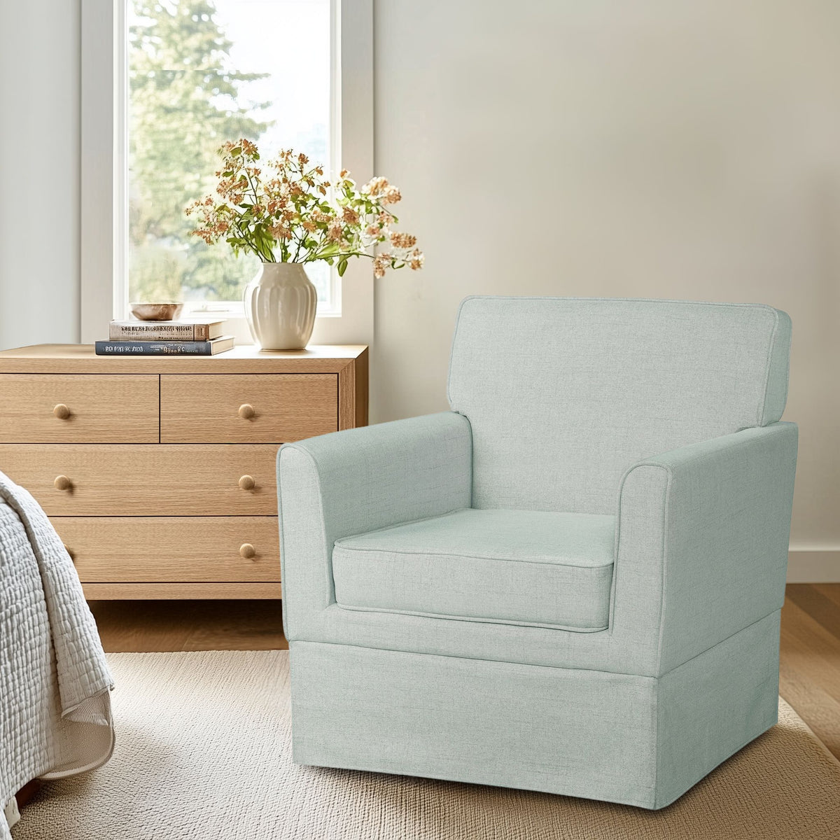 Paula Accent Armchair - Light Green
