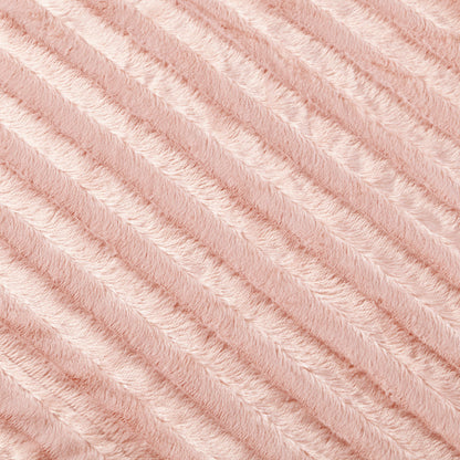 Duke Long Fur Throw - Blush