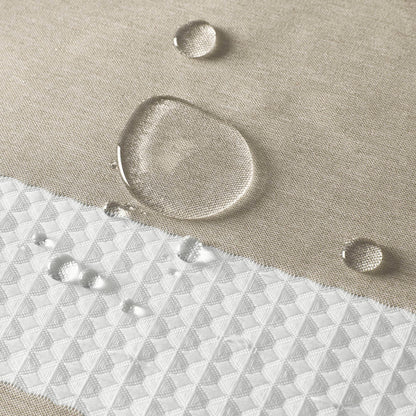Spa Waffle Shower Curtain with 3M Treatment - Taupe