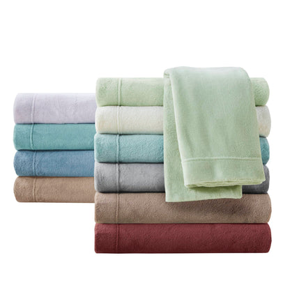 Soloft Plush Micro Plush Sheet Set - Blue