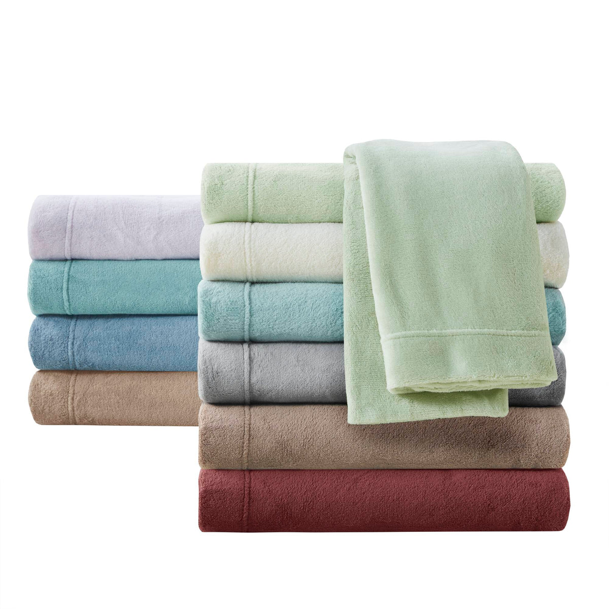 Soloft Plush Micro Plush Sheet Set - Aqua