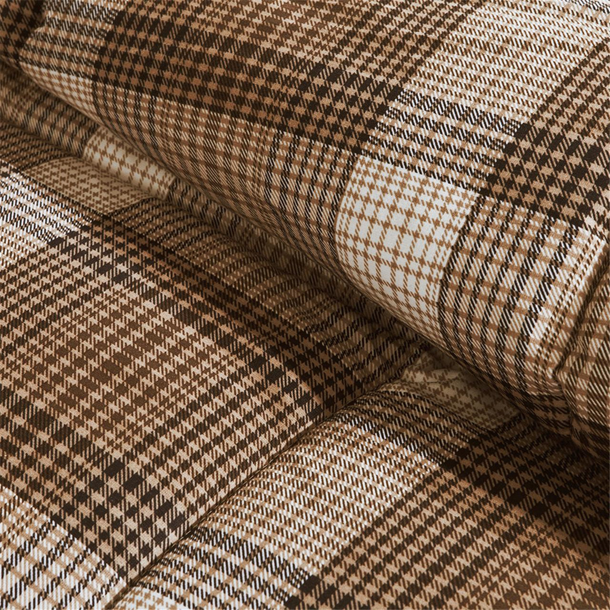 Lumberjack Classic Quilting Soft and Cozy Microfiber Solid Reverse Down Alternative Comforter Set - Multi