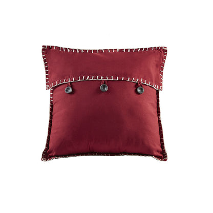 Ridge 6 Piece Reversible Plaid Daybed Cover Set - Red
