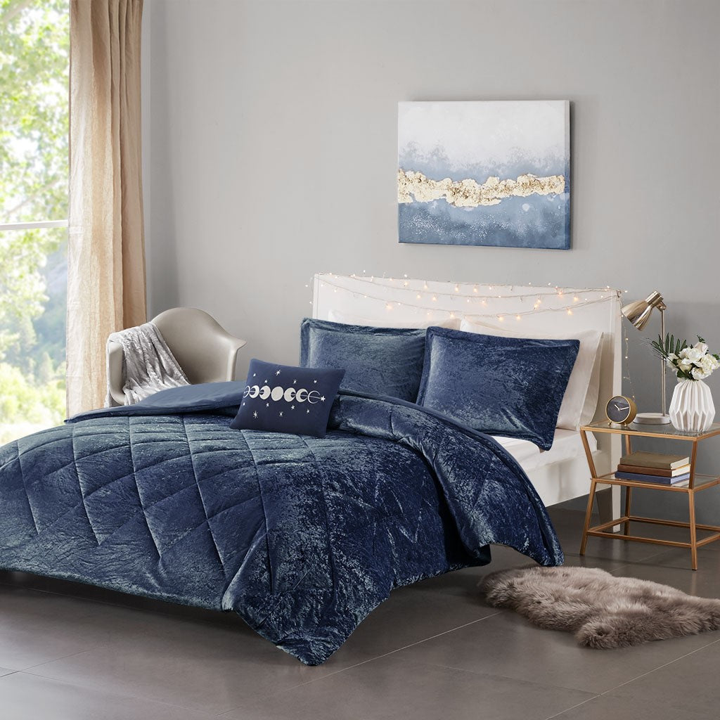 Felicia Velvet Duvet Cover Set