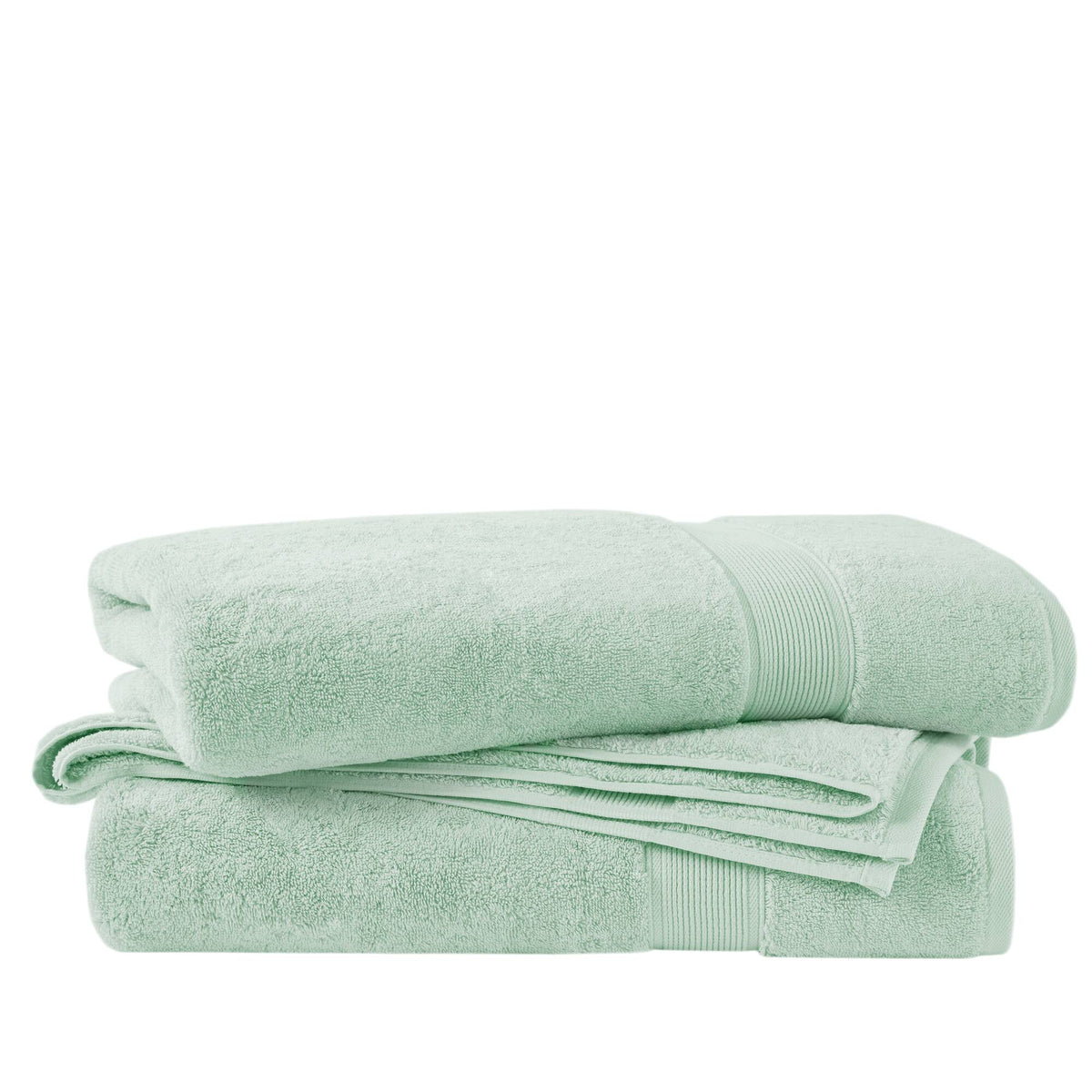 800GSM 100% Cotton Bath Sheet 2 Piece Set - Seafoam