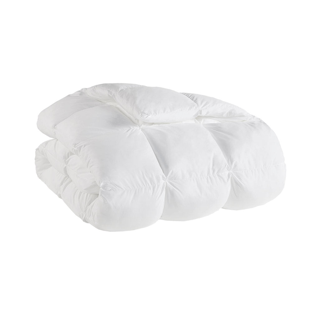 Stay Puffed Overfilled Down Alternative Comforter - White