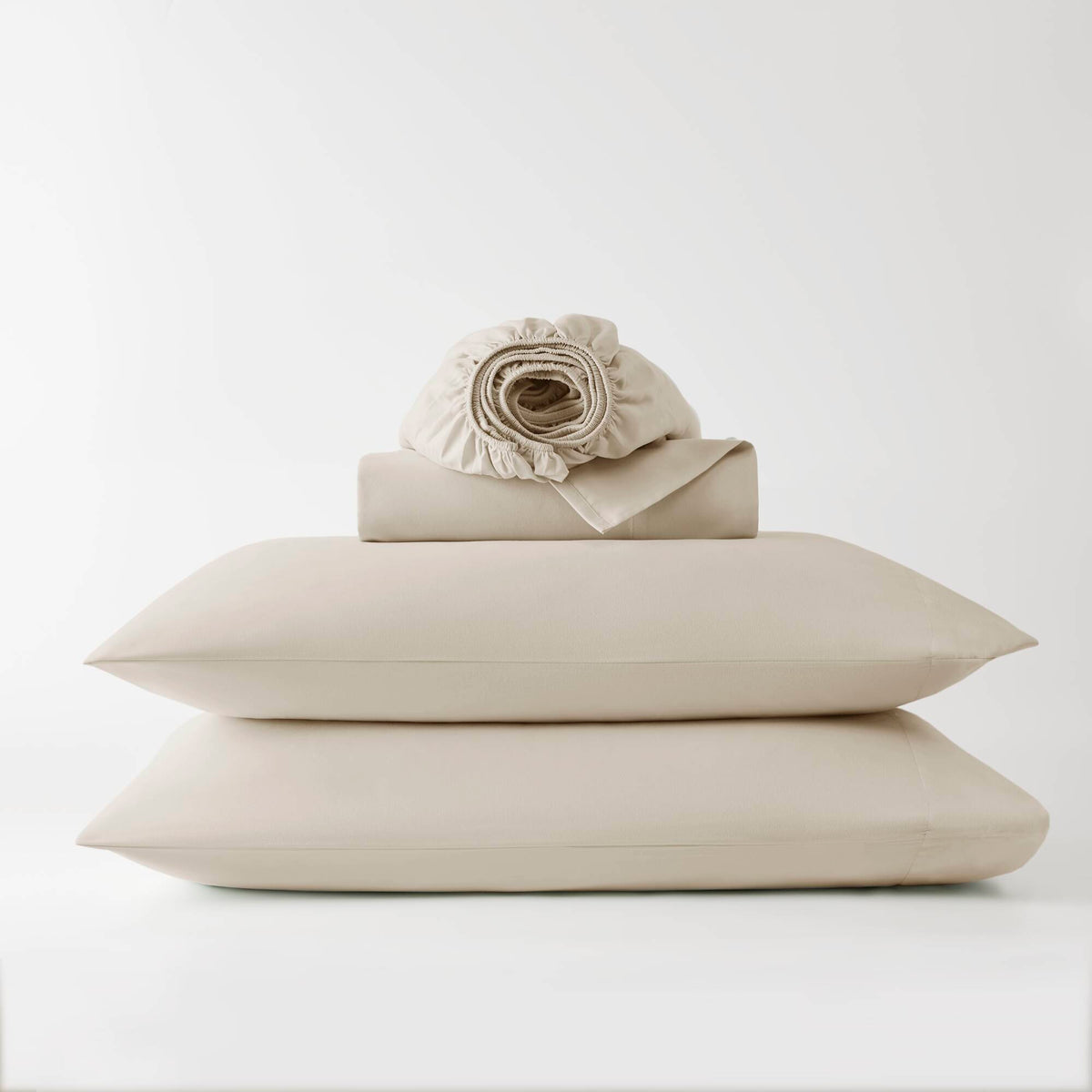 Microfiber All Season Soft Touch Sheet Set - Beige