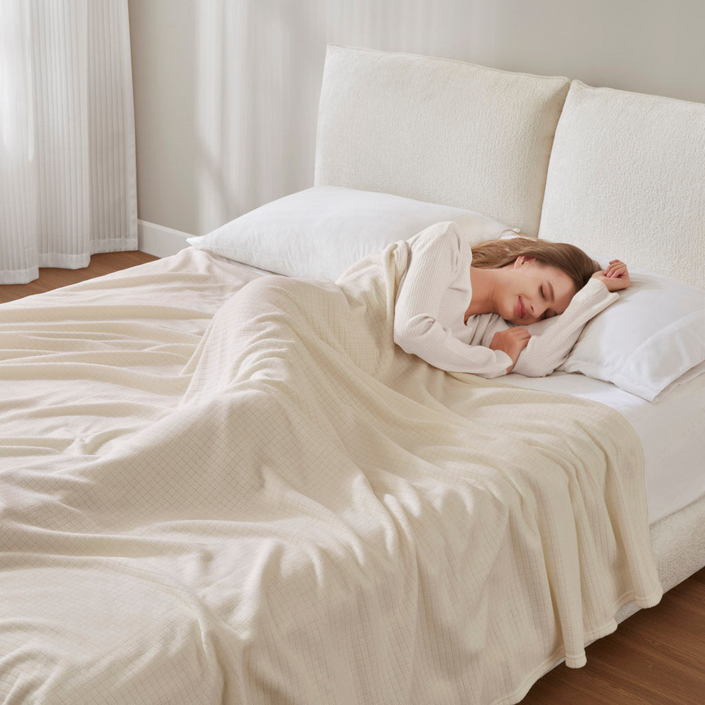 Microfleece Blanket - Taupe