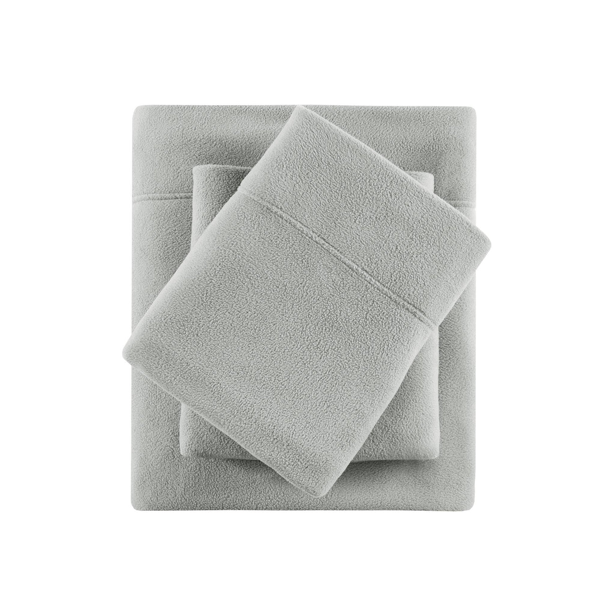 Micro Fleece Sheet Set - Grey