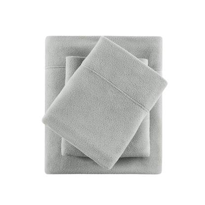 Micro Fleece Sheet Set - Grey