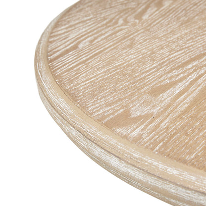 Fatima Round Accent Table - Reclaimed Wheat