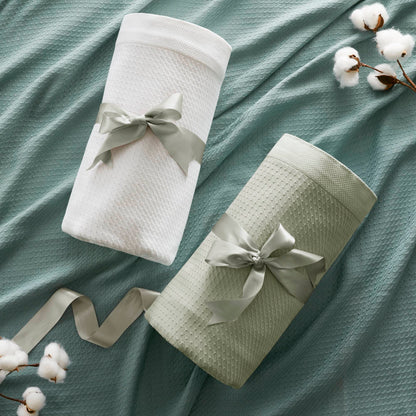 100% Certified Egyptian Cotton Blanket - Teal