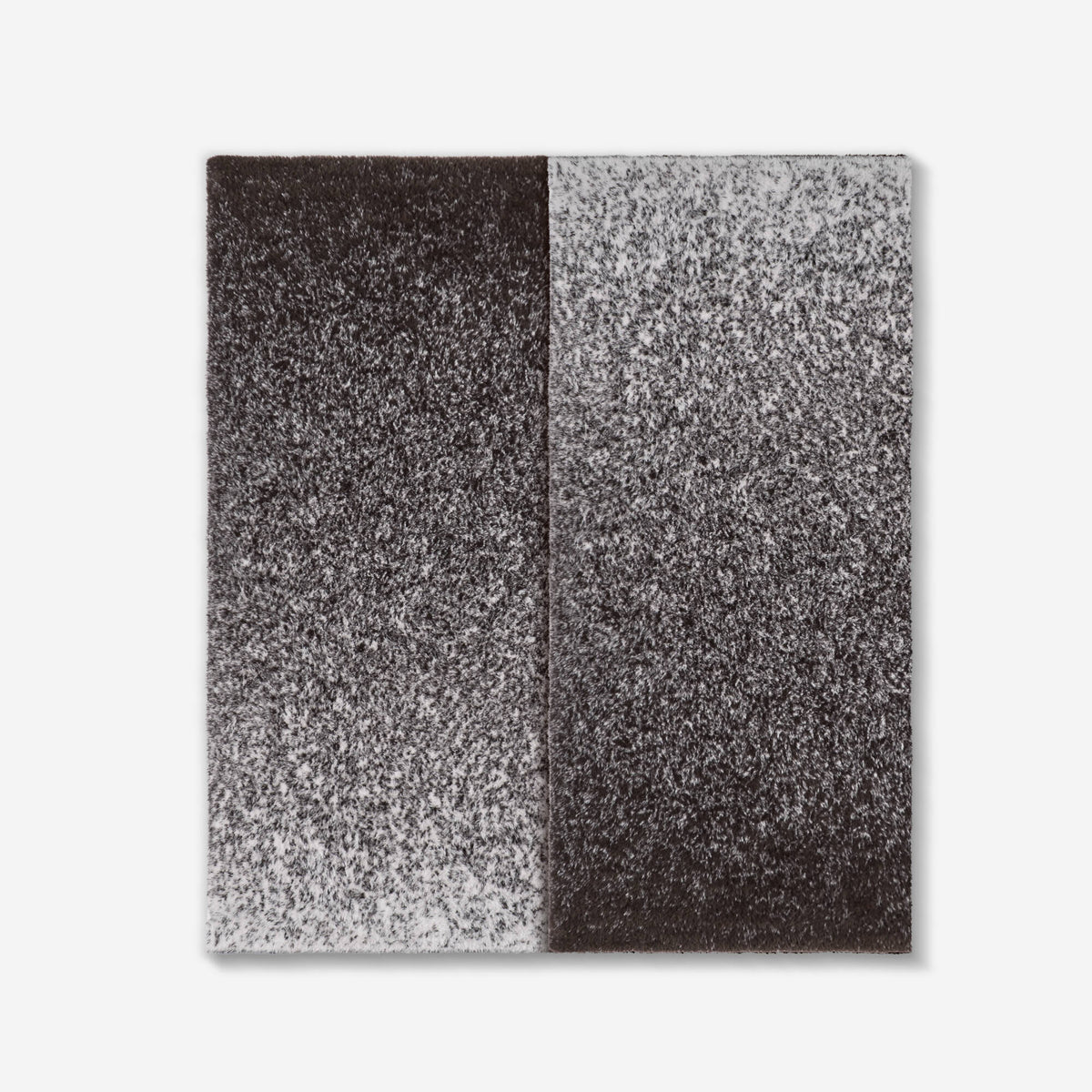 Ombre Knit Fur Throw - Brown Ombre