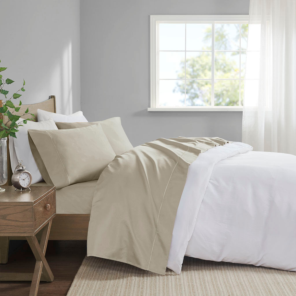 600 Thread Count Pima Cotton Sheet Set - Sand