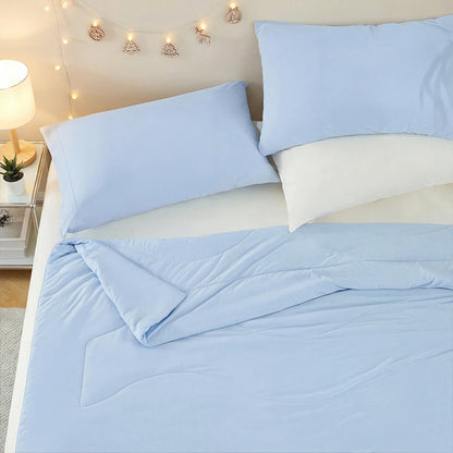 Sublime Serenity Luxury Comforter - Ice Blue