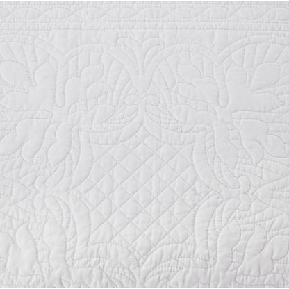Tuscany 6 Piece Reversible Scalloped Edge Daybed Cover Set - White