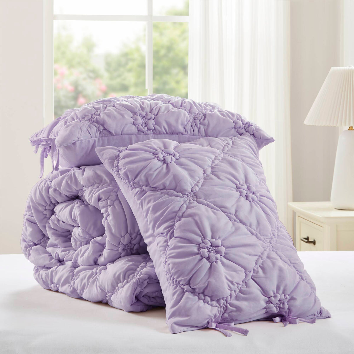 Lily Comforter Set - Purple