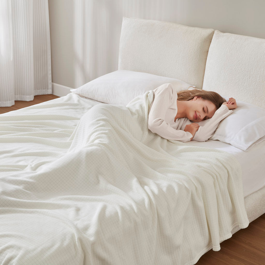 Microfleece Blanket - Ivory