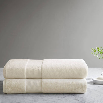 Turkish 100% Cotton Bath Sheet 2 Piece Set - Natural