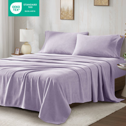 Micro Fleece Sheet Set - Lavender