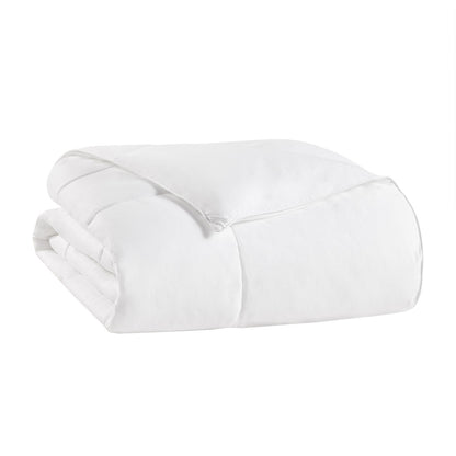 Year Round Warmth Cotton Down Alternative Featherless Comforter - White
