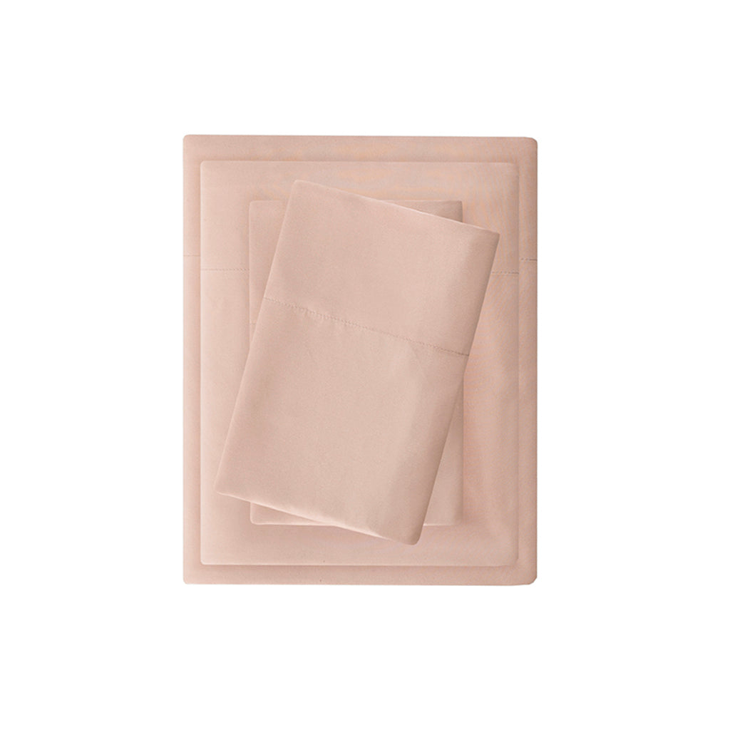 Luxurious Brushed Microfiber Deep Pocket Sheet Set - Blush