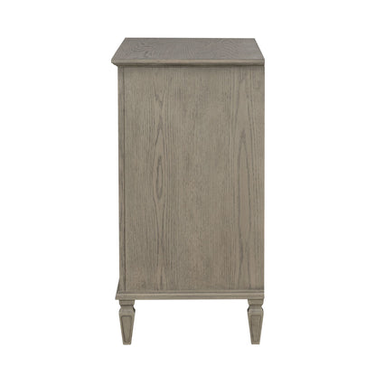 Victoria 4-drawer wood dresser (40") - Reclaimed Grey
