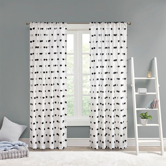 Sophie Pom Pom Embellished Window Panel